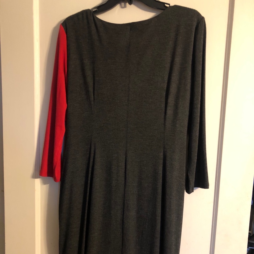 Muse red/heather twist dress - Picture 2 of 4
